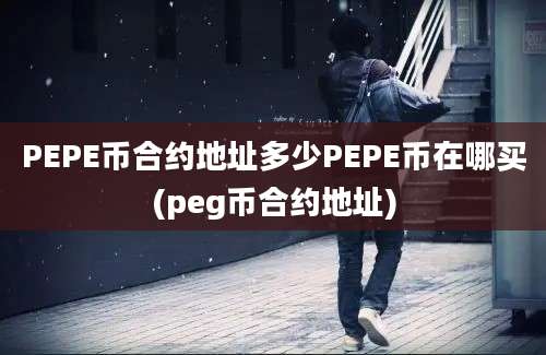 PEPE币合约地址多少PEPE币在哪买(peg币合约地址)