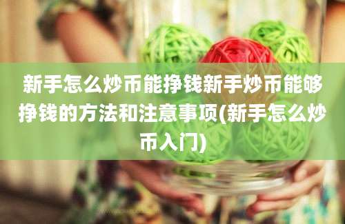 新手怎么炒币能挣钱新手炒币能够挣钱的方法和注意事项(新手怎么炒币入门)