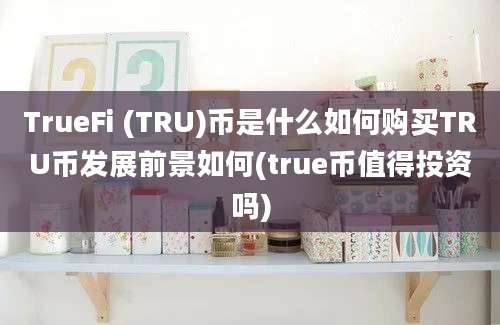 TrueFi (TRU)币是什么如何购买TRU币发展前景如何(true币值得投资吗)