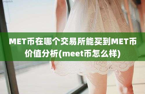 MET币在哪个交易所能买到MET币价值分析(meet币怎么样)