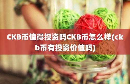 CKB币值得投资吗CKB币怎么样(ckb币有投资价值吗)