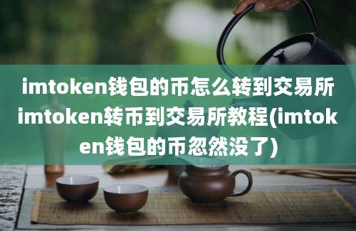 imtoken钱包的币怎么转到交易所imtoken转币到交易所教程(imtoken钱包的币忽然没了)