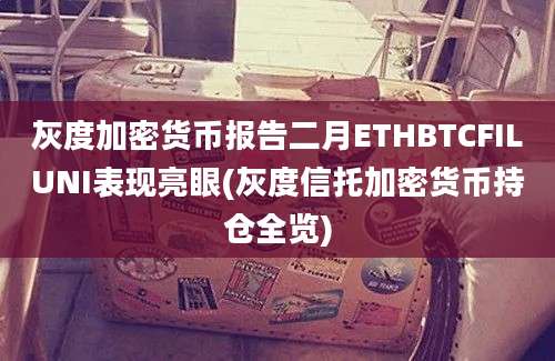 灰度加密货币报告二月ETHBTCFILUNI表现亮眼(灰度信托加密货币持仓全览)