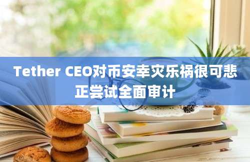 Tether CEO对币安幸灾乐祸很可悲正尝试全面审计