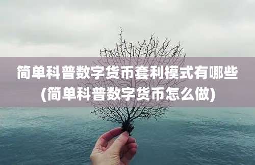 简单科普数字货币套利模式有哪些(简单科普数字货币怎么做)