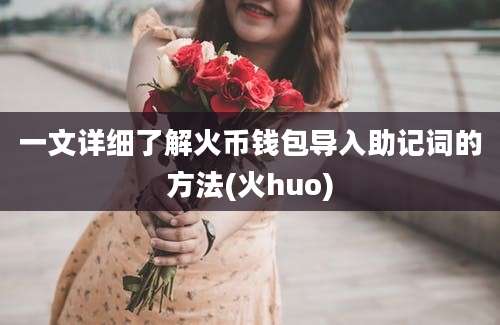 一文详细了解火币钱包导入助记词的方法(火huo)