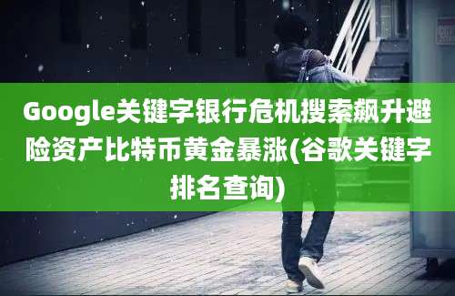 Google关键字银行危机搜索飙升避险资产比特币黄金暴涨(谷歌关键字排名查询)