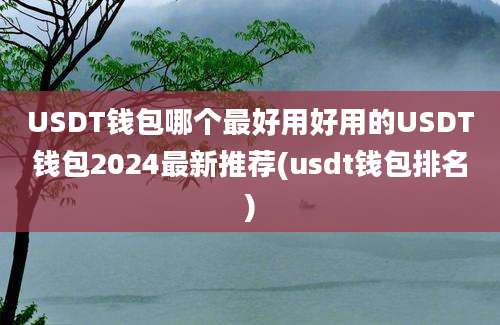 USDT钱包哪个最好用好用的USDT钱包2024最新推荐(usdt钱包排名)