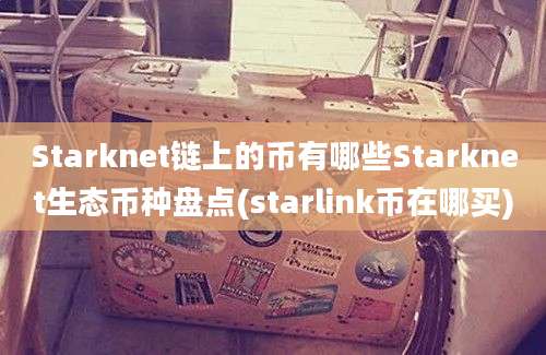 Starknet链上的币有哪些Starknet生态币种盘点(starlink币在哪买)