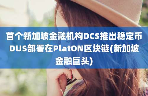 首个新加坡金融机构DCS推出稳定币DUS部署在PlatON区块链(新加坡金融巨头)