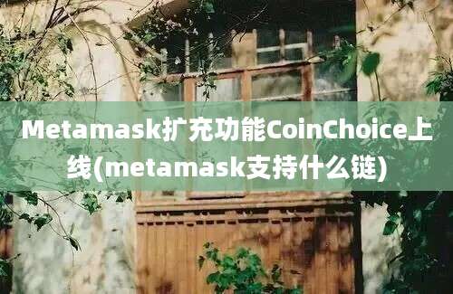 Metamask扩充功能CoinChoice上线(metamask支持什么链)