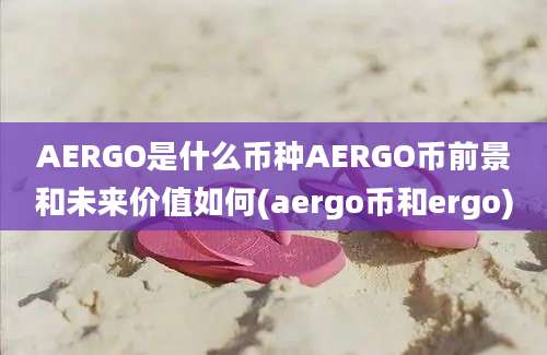 AERGO是什么币种AERGO币前景和未来价值如何(aergo币和ergo)