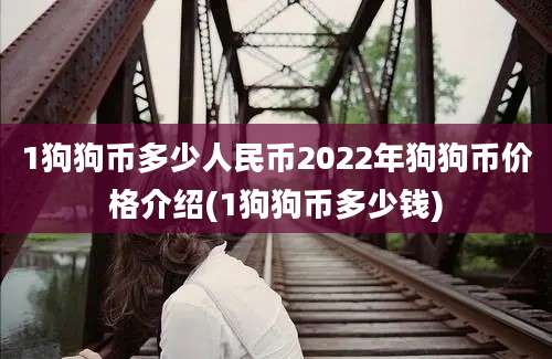 1狗狗币多少人民币2022年狗狗币价格介绍(1狗狗币多少钱)