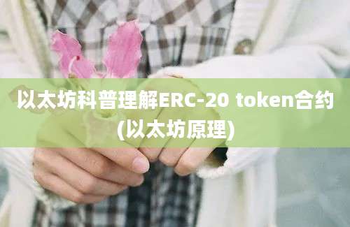 以太坊科普理解ERC-20 token合约(以太坊原理)