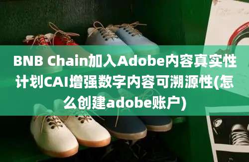 BNB Chain加入Adobe内容真实性计划CAI增强数字内容可溯源性(怎么创建adobe账户)