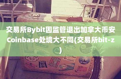 交易所Bybit因监管退出加拿大币安Coinbase处境大不同(交易所bit-z)