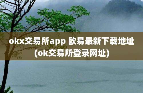 okx交易所app 欧易最新下载地址(ok交易所登录网址)