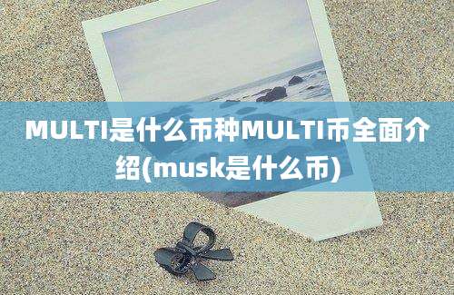 MULTI是什么币种MULTI币全面介绍(musk是什么币)