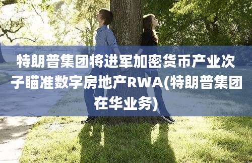 特朗普集团将进军加密货币产业次子瞄准数字房地产RWA(特朗普集团在华业务)