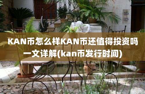 KAN币怎么样KAN币还值得投资吗一文详解(kan币发行时间)