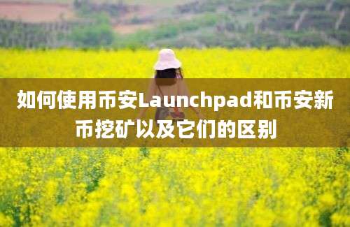 如何使用币安Launchpad和币安新币挖矿以及它们的区别