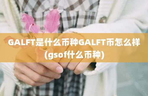 GALFT是什么币种GALFT币怎么样(gsof什么币种)