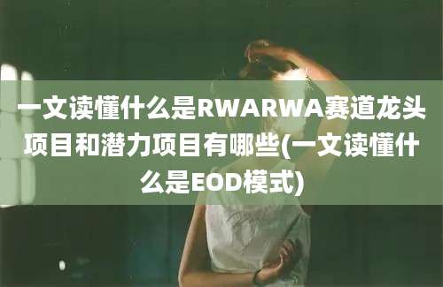 一文读懂什么是RWARWA赛道龙头项目和潜力项目有哪些(一文读懂什么是EOD模式)