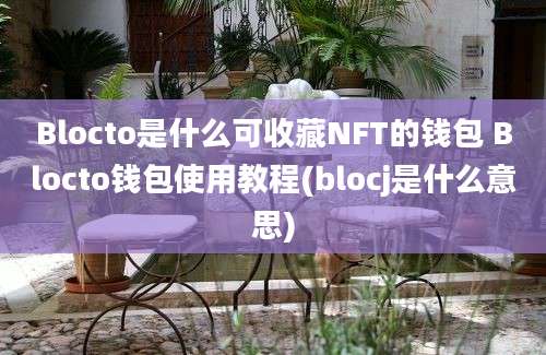 Blocto是什么可收藏NFT的钱包 Blocto钱包使用教程(blocj是什么意思)