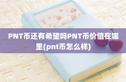 PNT币还有希望吗PNT币价值在哪里(pnt币怎么样)