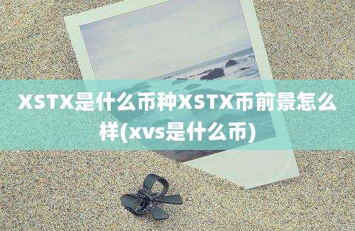 XSTX是什么币种XSTX币前景怎么样(xvs是什么币)