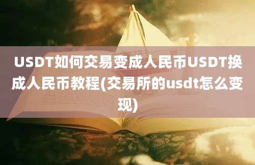 USDT如何交易变成人民币USDT换成人民币教程(交易所的usdt怎么变现)