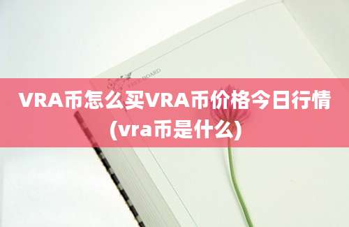 VRA币怎么买VRA币价格今日行情(vra币是什么)