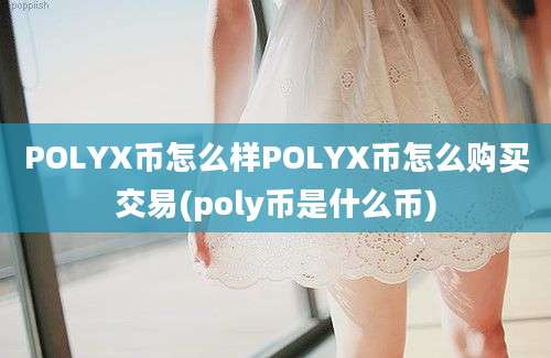 POLYX币怎么样POLYX币怎么购买交易(poly币是什么币)