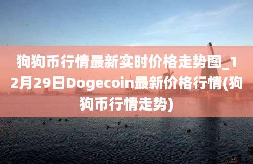 狗狗币行情最新实时价格走势图_12月29日Dogecoin最新价格行情(狗狗币行情走势)