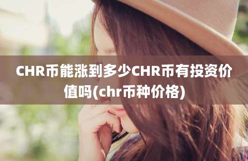 CHR币能涨到多少CHR币有投资价值吗(chr币种价格)