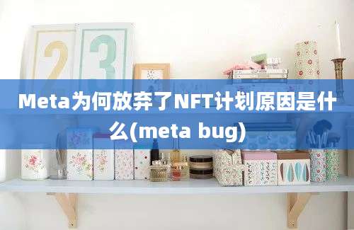 Meta为何放弃了NFT计划原因是什么(meta bug)