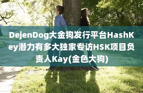 DejenDog大金狗发行平台HashKey潜力有多大独家专访HSK项目负责人Kay(金色大狗)