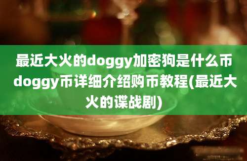 最近大火的doggy加密狗是什么币 doggy币详细介绍购币教程(最近大火的谍战剧)