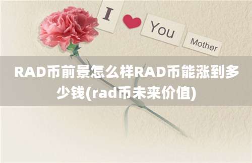 RAD币前景怎么样RAD币能涨到多少钱(rad币未来价值)