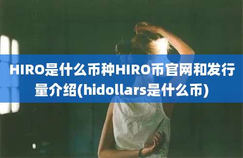 HIRO是什么币种HIRO币官网和发行量介绍(hidollars是什么币)