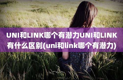 UNI和LINK哪个有潜力UNI和LINK有什么区别(uni和link哪个有潜力)