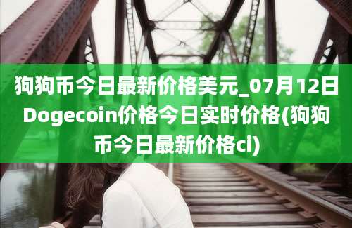 狗狗币今日最新价格美元_07月12日Dogecoin价格今日实时价格(狗狗币今日最新价格ci)