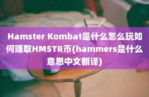 Hamster Kombat是什么怎么玩如何赚取HMSTR币(hammers是什么意思中文翻译)