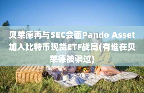 贝莱德再与SEC会面Pando Asset加入比特币现货ETF战局(有谁在贝莱德被骗过)