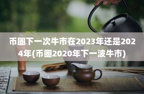 币圈下一次牛市在2023年还是2024年(币圈2020年下一波牛市)