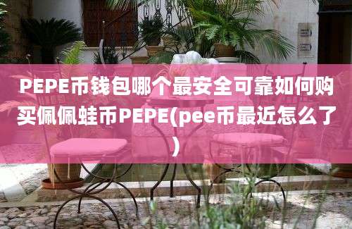 PEPE币钱包哪个最安全可靠如何购买佩佩蛙币PEPE(pee币最近怎么了)