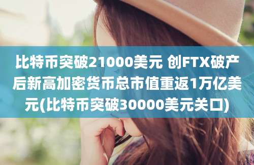 比特币突破21000美元 创FTX破产后新高加密货币总市值重返1万亿美元(比特币突破30000美元关口)