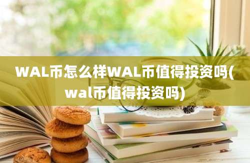 WAL币怎么样WAL币值得投资吗(wal币值得投资吗)