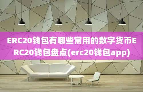 ERC20钱包有哪些常用的数字货币ERC20钱包盘点(erc20钱包app)