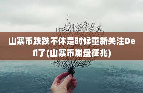 山寨币跌跌不休是时候重新关注Defi了(山寨币崩盘征兆)